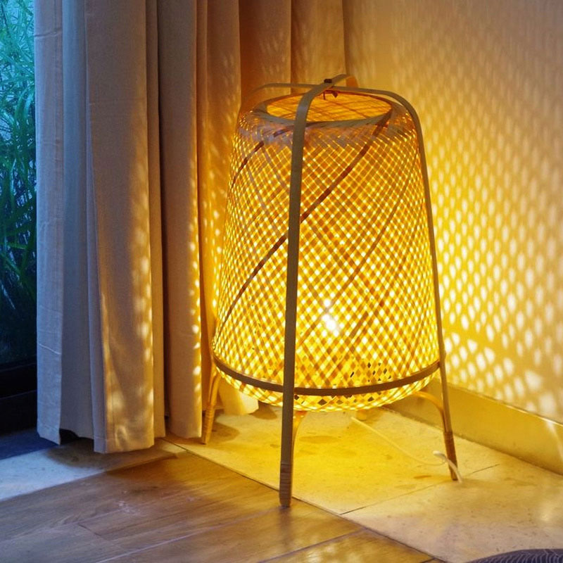 retro rattan lighting