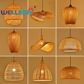 bamboo retro hanging lamps