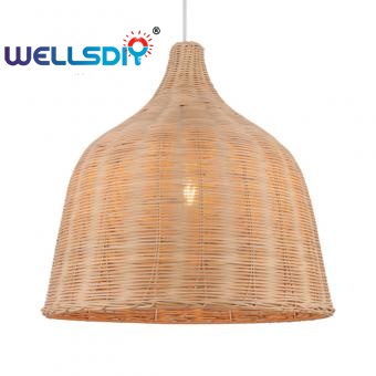 Vintage rattan pendant lamp