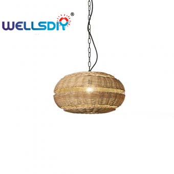 rattan rustic farmhouse light