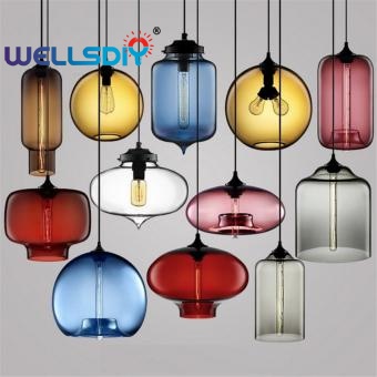 modern glass pendant light