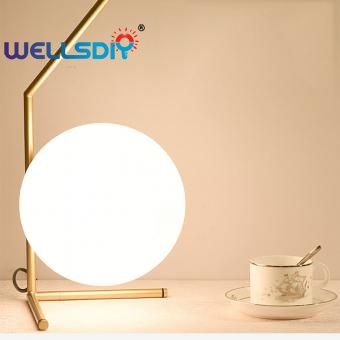 Study glass table lamp