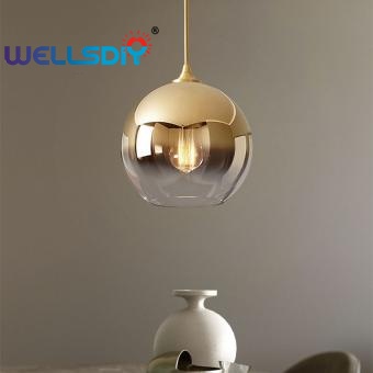 small glass pendant light