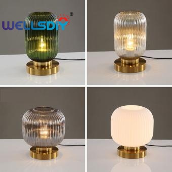 industrial glass table light