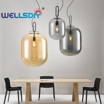 modern glass hanging light