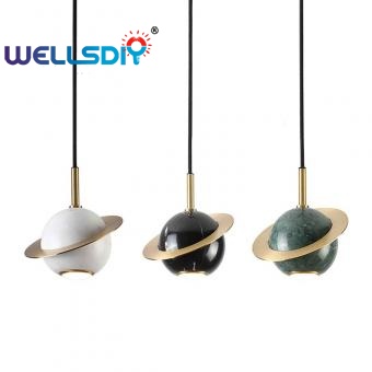 Kitchen marble hanging lamp