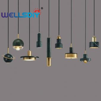 Restaurant marble hanging lamp