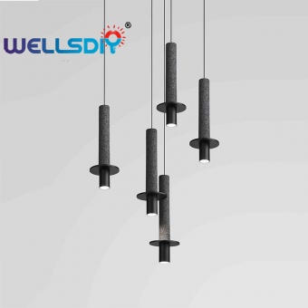 Black  Kitchen marble hanging lamp