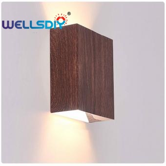 Modern Square Wood Wall lamp