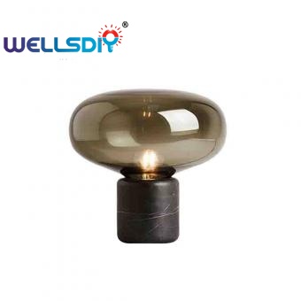 Simple Glass Marble Table Sconce