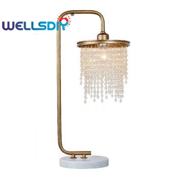 Clear Crystal Table Lamp