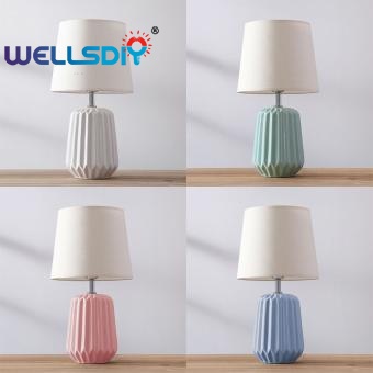 Fabric Ceramics Table Lamp