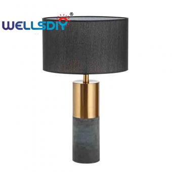 Fabric Cement Table Lamp