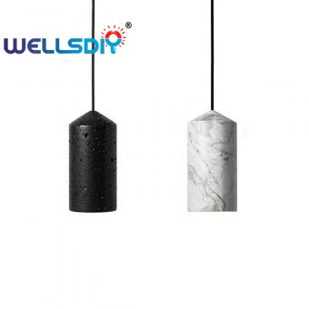 Bedroom DIY Marble Pendant Lamp