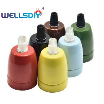 colorful ceramics light holder