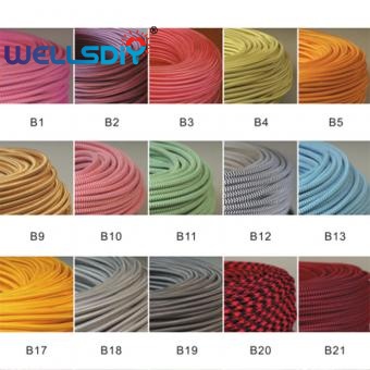 Coloful Vintage Braided Cable