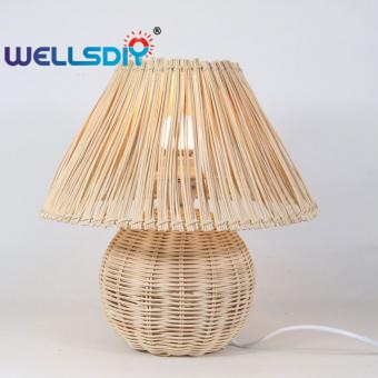  woven rattan table lamp