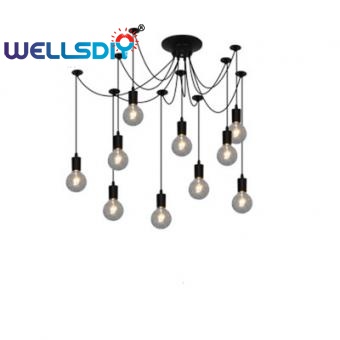 Aluminum metal lamp holder