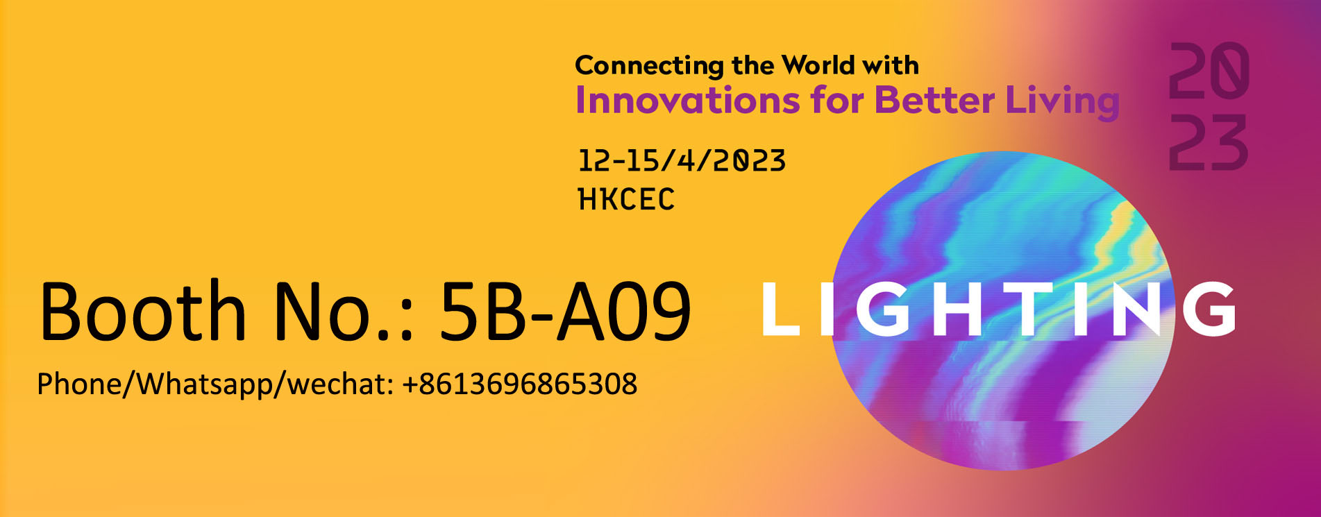 The Hong Kong International Lighting Fair 2023